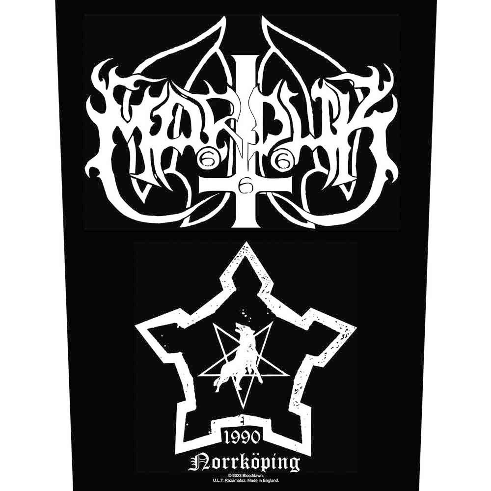 Marduk - Norrkoping Rugpatch - Zwart
